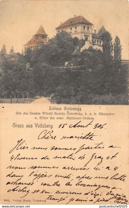 Lot 83 voitsberg schloss greisenegg austria styria litho