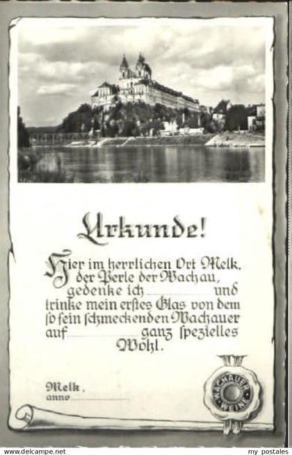 Melk Donau Melk Wachau Urkunde