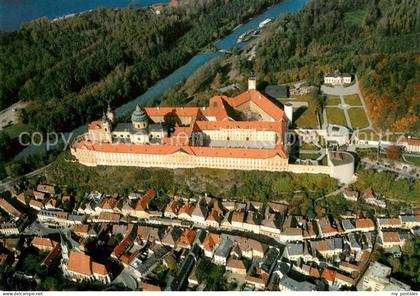 Melk Donau Stift Melk Fliegeraufnahme