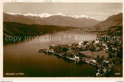 Millstatt Millstaettersee Fliegeraufnahme