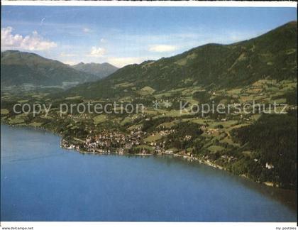 Millstatt Millstaettersee Fliegeraufnahme