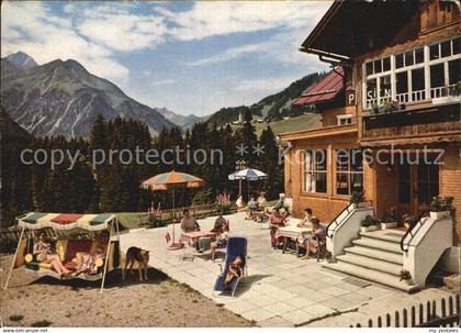 Mittelberg Kleinwalsertal Pension Bergidyll Mittelberg Hoefle Berggaststaette