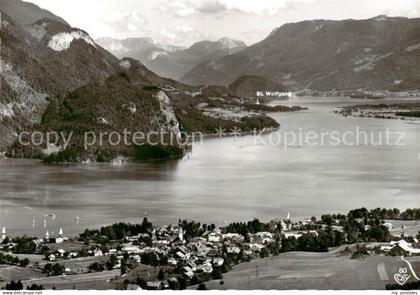 St Gilgen Wolfgangsee Fliegeraufnahme