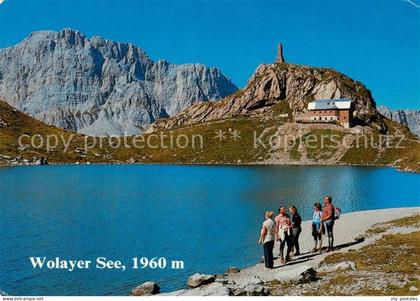 Wolayersee 1960m Birnbaum Lesachtal AT Eduard Pichl Huette Bergsee Biegengebirge