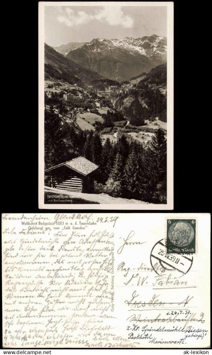 Ansichtskarte Bad Gastein Stadtblick 1939