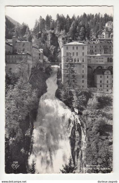 Bad Gastein old postcard posted 195? b230720