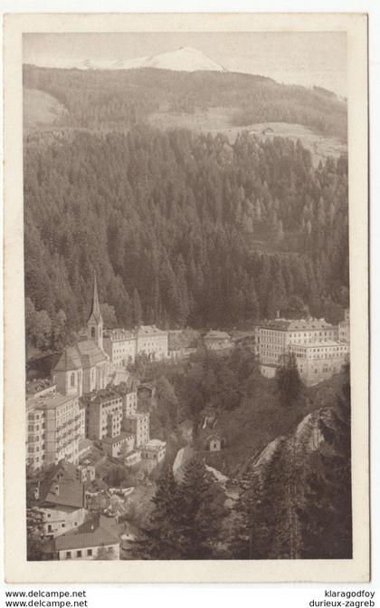 Bad Gastein old postcard travelled 1921 b190110