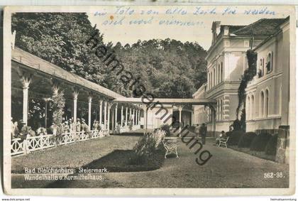 Bad Gleichenberg - Wandelhalle und Kurmittelhaus - Foto-Ansichtskarte - Frank-Verlag Graz