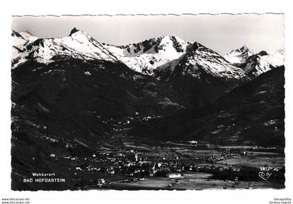 Bad Hofgastein old postcard posted 1954 b210220