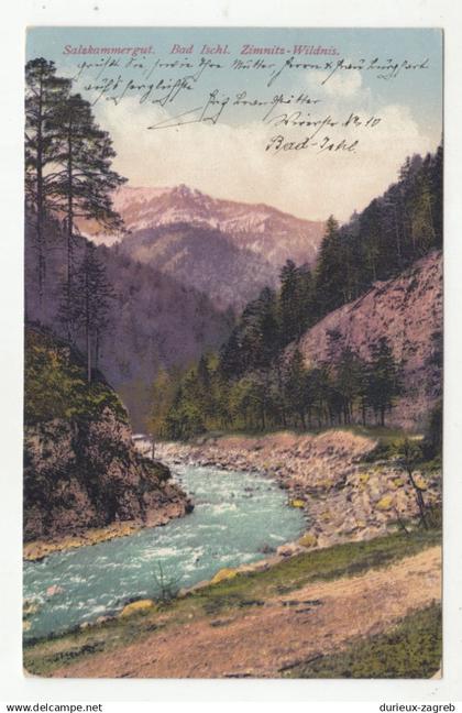 Bad Ischl Zimnitz-Wildnis old postcard posted 1919 b211202*