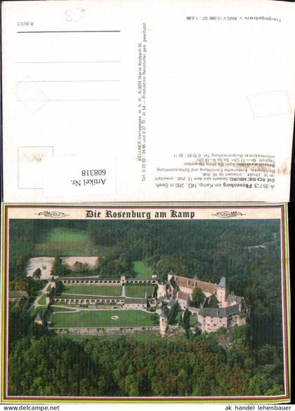 608318,Rosenburg a. Kamp Rosenburg-Mold Burg Luftbild