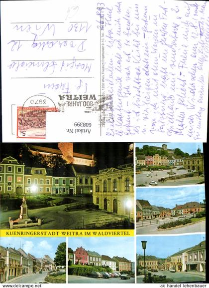 608399,Mehrbild Ak Weitra i. Waldviertel Ansichten VW Käfer