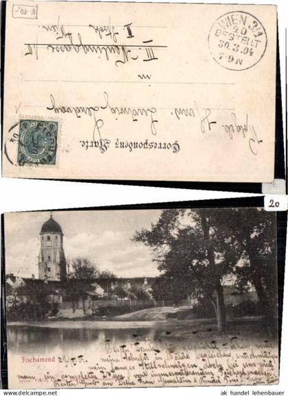 63636,Fischamend Partie im Ort 1900