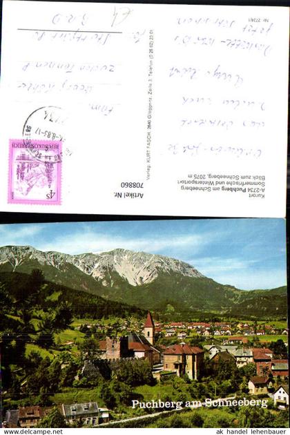708860 Puchberg a. Schneeberg Blick z. Schneeberg