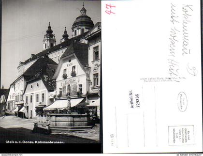 729236 Foto AK Melk Kolomanbrunnen Bez. Melk