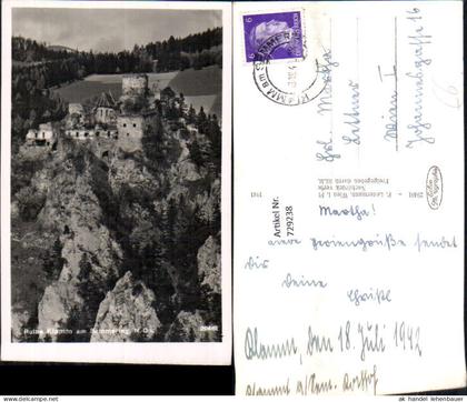 729238 Foto AK Semmering Ruine Klamm am Semmering