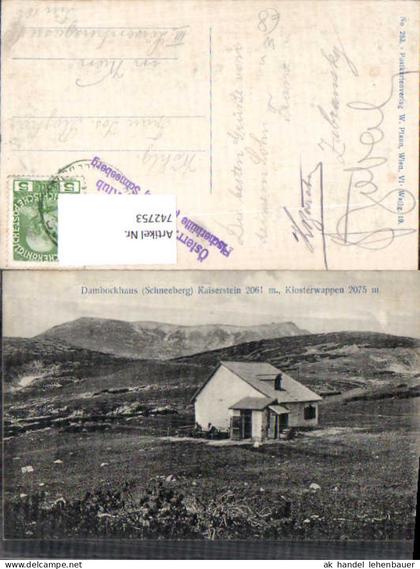 742753 Damböckhaus Schneeberg Kaiserstein Puchberg a. Schneeberg