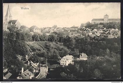 AK Weitra, Teilansicht mit Kirche