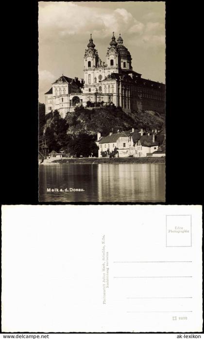 Ansichtskarte Melk Stift Melk a.der Donau 1960