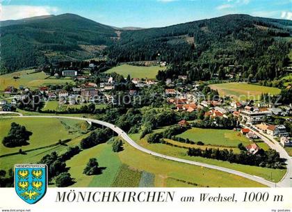 Moenichkirchen am Wechsel Niederoesterreich AT  Fliegeraufnahme am Wechsel