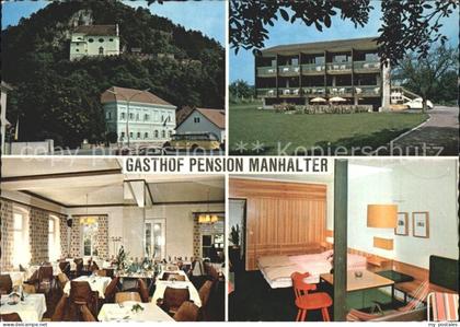 Pitten Gasthof Pension Manhalter Gaststube Speiseraum