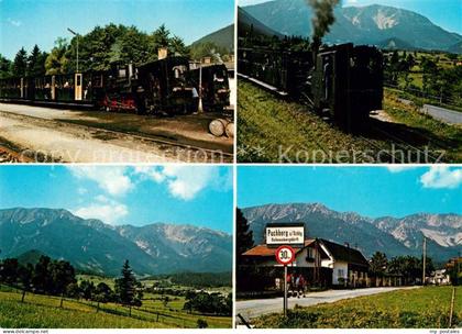Puchberg Schneeberg mit Schneebergbahn und Schneeberg Doerfli