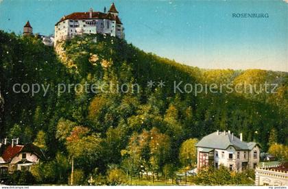 Rosenburg-Kamp Blick zur Rosenburg
