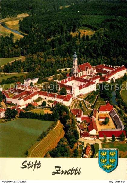 Zwettl-Niederoesterreich Fliegeraufnahme Stift