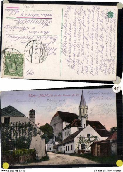 62622,Klein Pöchlarn a.d. Donau Dorfpartie 1914