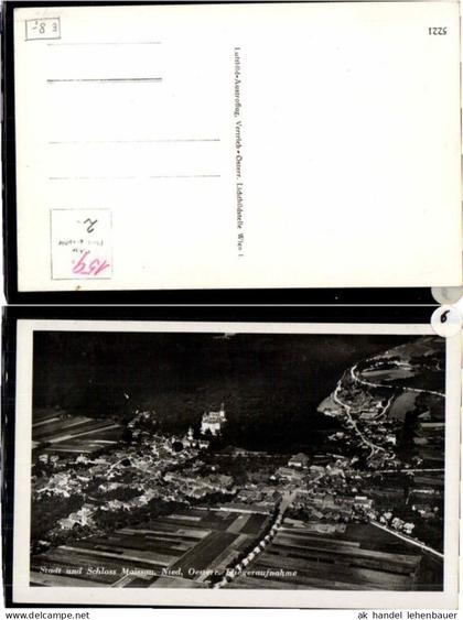64983,Fliegeraufnahme Maissau um 1940