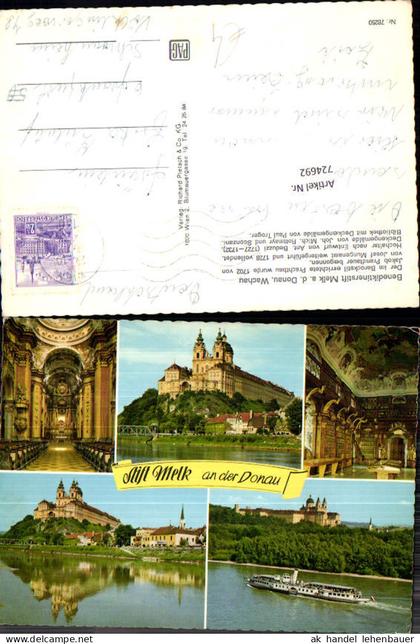 724692 Melk Benediktinerstift Gemeinde Melk LK Melk