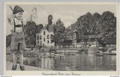 (82852) AK Gars am Kamp, Strandbad, 1939