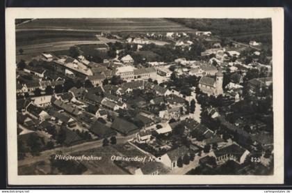 AK Gänserndorf /N.-D., Teilansicht, Fliegeraufnahme