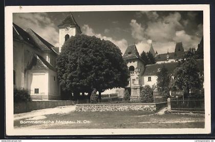 AK Maissau /N.-Oe., Ortspartie mit Kirche