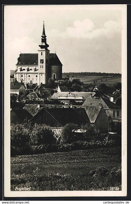 AK Poysdorf, Blick auf den Ort