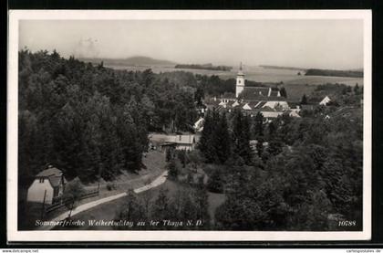 AK Raabs an der Thaya, Weikertschlag mit Kirche