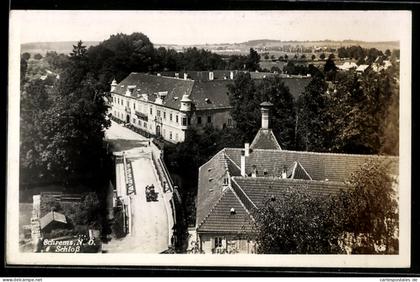 AK Schrems, Schloss aus der Vogelschau