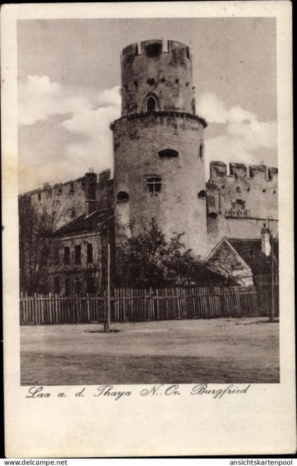 CPA Laa an der Thaya in Niederösterreich, Burgfried