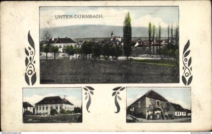 CPA Unterdürnbach Maissau in Niederösterreich, Gesamtansicht, Gebäude