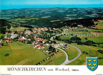 Moenichkirchen am Wechsel Niederoesterreich AT  Fliegeraufnahme am Wechsel