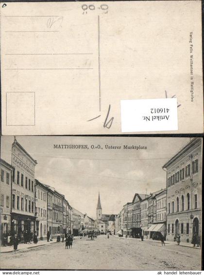 416012,Mattighofen Unterer Marktplatz Straßenansicht