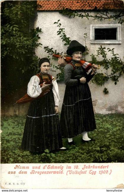 Bregenzerwaldorte/Vorarlberg - Bregenzerwald - Namm und d-Schmeig im 18 JH.