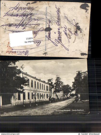 710012 Grammat-Neusiedl Gramatneusiedl Fabrik Gasthaus Bruck an der Leitha