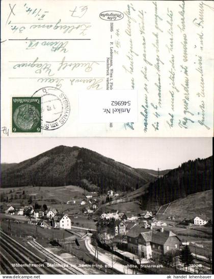 546962,Steinhaus am Semmering Bahnhof Partie Spital am Semmering