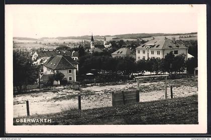 AK Oberwart, Ortspartie mit Kirchturm