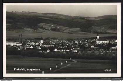 AK Pinkafeld, Panoramaansicht der Ortschaft