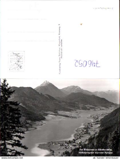 746052 Foto AK Weissensee in Kärnten Techendorf Weißensee