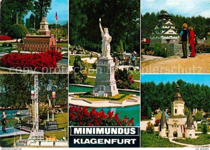 Klagenfurt Woerthersee Minimundus Independence Hall PA Freiheitsstatue Burg von