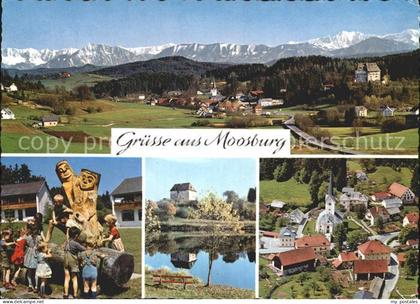 Moosburg Kaernten Karawankenkette Schloss Moosburg