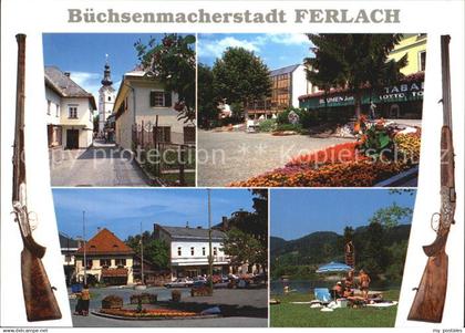 Ferlach Kaernten Buechsenmacherstadt Pfarrkirche Hauptplatz